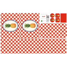 Painel Sintético Doll Lancheira Fruit Vermelho Abacaxi Painel Sintético Doll Lancheira Fruit Vermelho Abacaxi