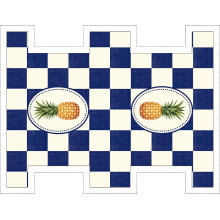 Painel Sintético Doll Mini Necessarie Fruit Abacaxi Marinho Painel Sintético Doll Mini Necessarie Fruit Abacaxi Marinho