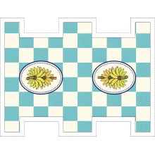 Painel Sintético Doll Mini Necessarie Fruit Banana Azul