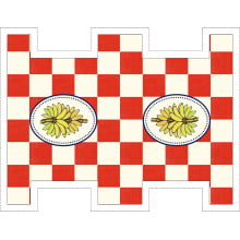 Painel Sintético Doll Mini Necessarie Fruit Banana Vermelho Painel Sintético Doll Mini Necessarie Fruit Banana Vermelho