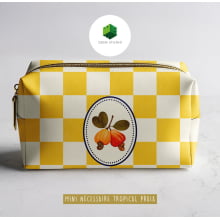 Painel Sintético Doll Mini Necessarie Fruit Caju Amarelo