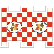 Painel Sintético Doll Mini Necessarie Fruit Caju Vermelho Painel Sintético Doll Mini Necessarie Fruit Caju Vermelho