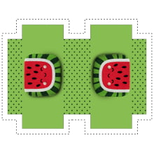 Painel Sintético Doll Necessarie Cute Fruit Melancia