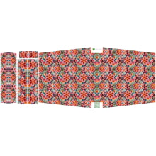 Painel Totebag Mandalas Rosas e Vermelhas - Sintético