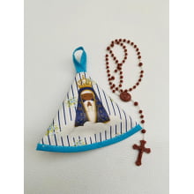 Porta Terço Nossa Senhora Aparecida Listrado - Sintético Doll