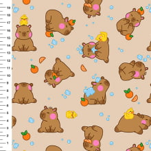 Sintético Doll Capivara no Banho Fundo Areia - Meia Tigela 50cm x 1,36mt Sintético Doll Capivara no Banho Fundo Areia - Meia Tigela 50cm x 1,36mt