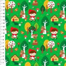 Sintético Doll Chapeuzinho Vermelho - Meia Tigela 50cm x 1,36mt Sintético Doll Chapeuzinho Vermelho - Meia Tigela 50cm x 1,36mt