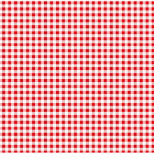 Sintético Doll Estampado - Xadrez Vermelho 50 cm x 1,36mt