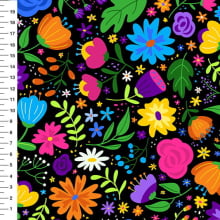 Sintético Doll Floral Colors Meia Tigela 9100E4650 50cm x 1,36mt Sintético Doll Floral Colors Meia Tigela 9100E4650 50cm x 1,36mt