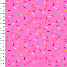 Sintético Doll Granulado Confeitos Fundo Rosa - Meia Tigela 50cm x 1,36mt Sintético Doll Granulado Confeitos Fundo Rosa - Meia Tigela 50cm x 1,36mt