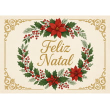 Sintético Doll Jogo Americano Natal Arabesco  - Vendido Por Unidade