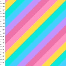 Sintético Doll Listras Diagonais Candy - Meia Tigela 50cm x 1,36mt Sintético Doll Listras Diagonais Candy - Meia Tigela 50cm x 1,36mt