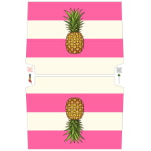 Sintético Doll Necessarie 30 x 20 Fruit Abacaxi Rosa Sintético Doll Necessarie 30 x 20 Fruit Abacaxi Rosa