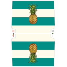 Sintético Doll Necessarie 30 x 20 Fruit Abacaxi Verde