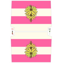 Sintético Doll Necessarie 30 x 20 Fruit Banana Rosa Sintético Doll Necessarie 30 x 20 Fruit Banana Rosa