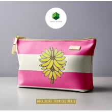 Sintético Doll Necessarie 30 x 20 Fruit Banana Rosa