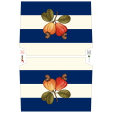 Sintético Doll Necessarie 30 x 20 Fruit Caju Bege Sintético Doll Necessarie 30 x 20 Fruit Caju Bege