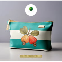 Sintético Doll Necessarie 30 x 20 Fruit Caju Verde