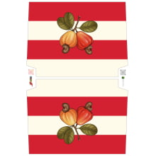 Sintético Doll Necessarie 30 x 20 Fruit Caju Vermelho Sintético Doll Necessarie 30 x 20 Fruit Caju Vermelho