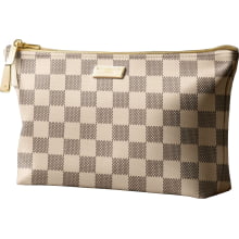 Sintético Doll Necessarie 30 x 20 Paris Xadrez Bege