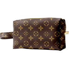 Sintético Doll Necessarie Box Paris Marrom