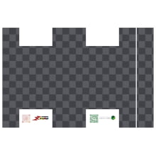 Sintético Doll Necessarie Box Paris Xadrez Cinza