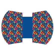 Sintético Doll Necessarie Flores Perola Jeans 3D
