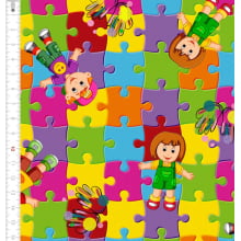 Sintético Doll Quebra Cabeças Crianças - Puzzle