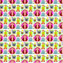 Sintético Doll Safari Bichinhos - Anderson Lima 50cm x 1,36mt