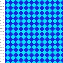 Sintético Doll Xadrez Diagonal Azul e Azul Claro - Meia Tigela 50cm x 1,36mt Sintético Doll Xadrez Diagonal Azul e Azul Claro - Meia Tigela 50cm x 1,36mt