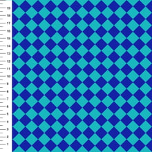 Sintético Doll Xadrez Diagonal Azul e Verde Água - Meia Tigela 50cm x 1,36mt Sintético Doll Xadrez Diagonal Azul e Verde Água - Meia Tigela 50cm x 1,36mt