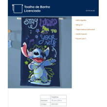 Toalha Stich Banho Stitch 09 - Dohler