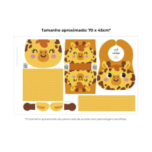 Painel Misturadinho Girafa - Meia Tigela
