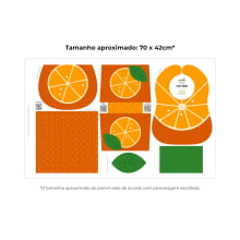 Painel Misturadinho Laranja - Meia Tigela
