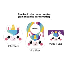 Painel Misturadinho Unicórnio - Meia Tigela