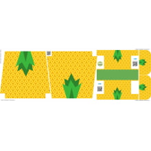 Tecido Painel Ecobag Estojo Abacaxi - Meia Tigela