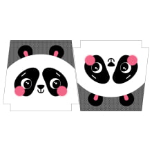 Tecido Painel Ecobag Estojo Panda - Meia Tigela