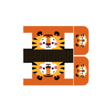 Tecido Painel Ecobag Estojo Tigre - Meia Tigela