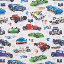 Tecido Tricoline Digital HotWheels