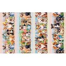 Tricoline Digital Barrado Dog - A0609