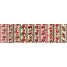Tricoline Digital Barrado Flores Natal - 88131 Tricoline Digital Barrado Flores Natal - 88131