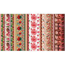 Tricoline Digital Barrado Pizza Tomate - 9050v304