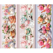 Tricoline Digital Barrados Chá da Tarde - A3204