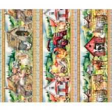 Tricoline Digital Barrados Fazenda - A3205