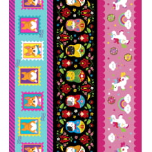 Tricoline Digital Barrados Infantil Clássicos Meia Tigela
