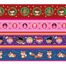 Tricoline Digital Barrados Infantil Meia Tigela Tricoline Digital Barrados Infantil Meia Tigela