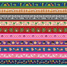 Tricoline Digital Barrados Infantil Meia Tigela