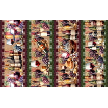 Tricoline Digital Barrados Vinhos - A3200