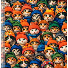 Tricoline Digital Cats (Gatos) Inverno - A3242