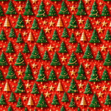 Tricoline Digital Natal Árvores 9001e241
